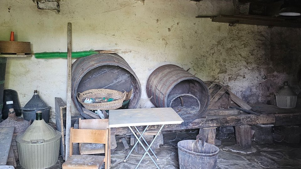 Stancija u okolici Grožnjana s velikim terenom  i otvorenim pogledom